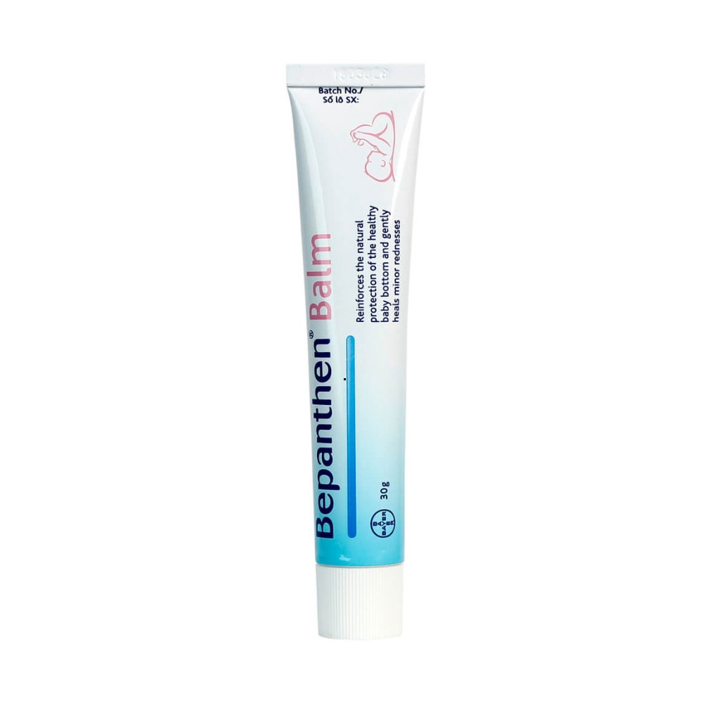 Kem Hăm Bepanthen Balm Lành Tính An Toàn Dưỡng Ẩm Cho Da Bé Tuýp 30g - Bibomart