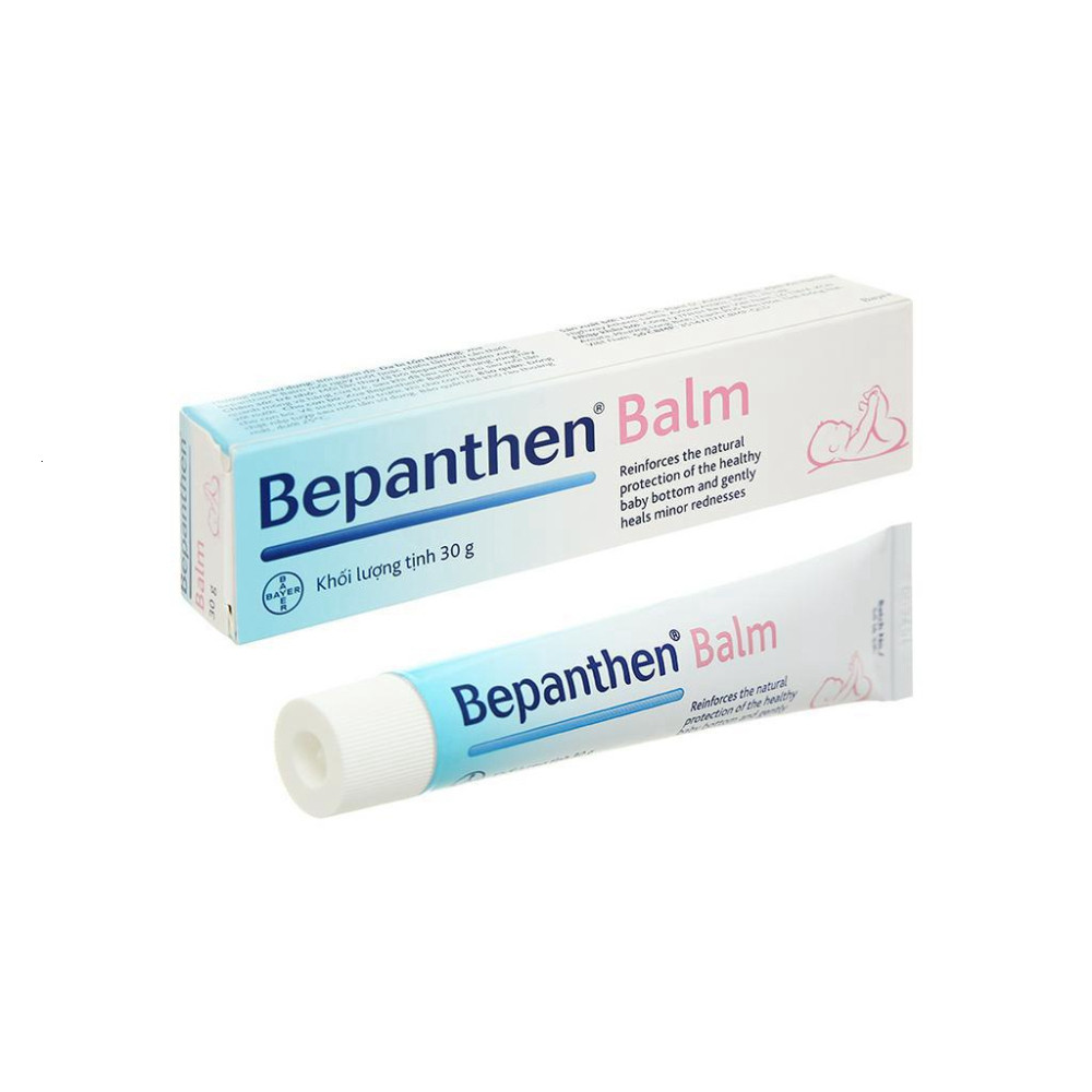 Kem Hăm Bepanthen Balm Lành Tính An Toàn Dưỡng Ẩm Cho Da Bé Tuýp 30g - Bibomart