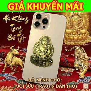 SAL LỚN - Miếng Dán Điện Thoại Phật Bản Mệnh Bát Đại Hộ Mệnh 12 Con Giáp May Mắn Bình An