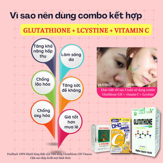 [CHÍNH HÃNG] L-Cystine Phils Lin - Viên Uống Đẹp Da, Dưỡng Da, Chống Lão Hoá, Rụng Tóc (Hộp 60 Viên)