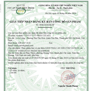 [CHÍNH HÃNG] Cốm Táo Bón THẢO AN NHI, Hỗ Trợ Nhuận Tràng, Giảm Táo Bón, Tốt Cho Hệ Tiêu Hóa Của Bé