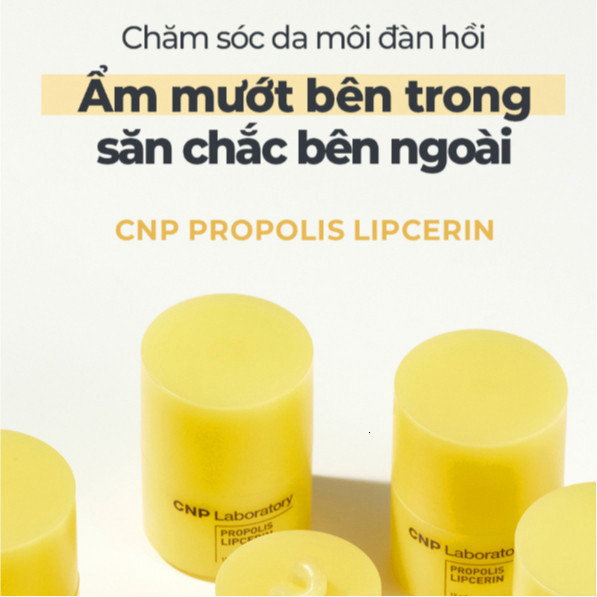 [CNP] Son dưỡng môi keo ong (Lipcerin) phục hồi và giữ ẩm môi đến 12 giờ Propolis Lipcerin 15ml