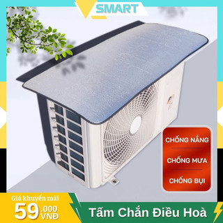 Tấm Bạt Che Cục Nóng Điều Hòa Cách Nhiệt Cao Cấp - Chống Nắng Mưa, Bảo Vệ Máy Lạnh - BCDH01