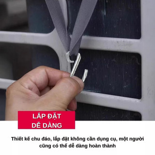 Tấm Bạt Che Cục Nóng Điều Hòa Cách Nhiệt Cao Cấp - Chống Nắng Mưa, Bảo Vệ Máy Lạnh - BCDH01