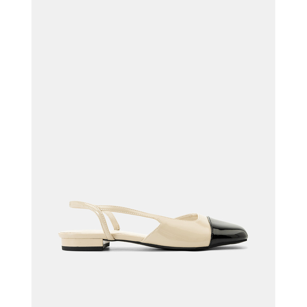 Giày Búp Bê Nữ 3cm Thời Trang JUNO Slingback Cơ Bản BB03148
