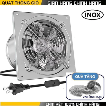 Quạt thông gió hút mùi lõi đồng Quạt Thông Gió , Hút Mùi Nhà Bếp + 2M ống bạc