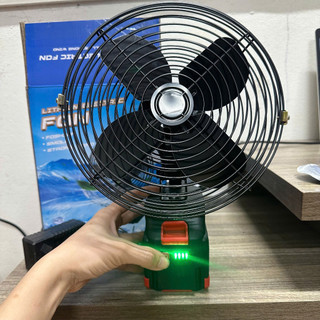 Quạt 8inch dùng pin chân phổ thông Makita 4cm nhỏ gọn rất mát