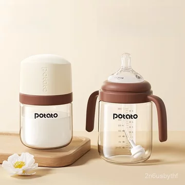 Bình sữa thủy tinh chống đầy hơi cho trẻ sơ sinh, bình sữa cổ rộng chống sặc, bình sữa mô phỏng sữa mẹ cho trẻ sơ sinh.
