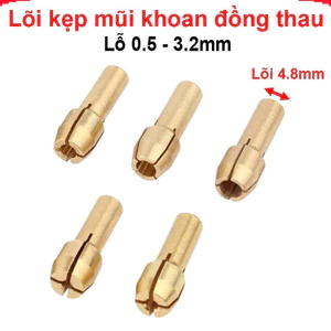 Lõi kẹp mũi khoan bằng đồng thau nhiều kích thước