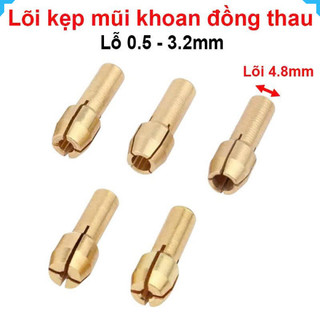 [Bán sỉ combo] (10 cái) Lõi kẹp mũi khoan bằng đồng thau nhiều kích thước