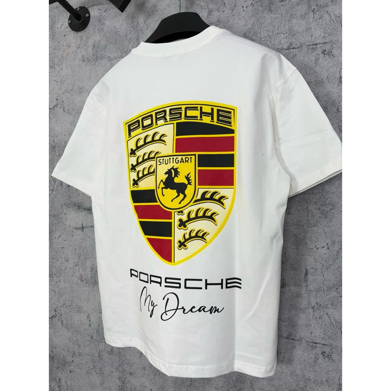 Áo Thun PORSCHE In LOgo Siêu Đẹp CHất Liệu Cootong Pha Hai Chiều Cao Cấp Hot Trend 2026