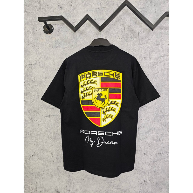 Áo Thun PORSCHE In LOgo Siêu Đẹp CHất Liệu Cootong Pha Hai Chiều Cao Cấp Hot Trend 2026