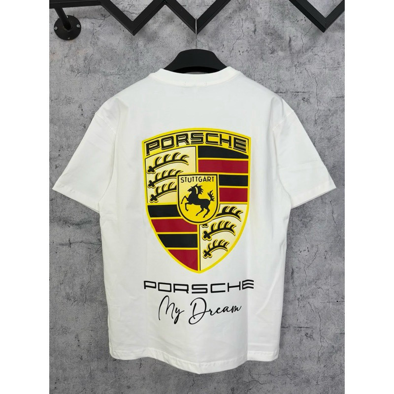 Áo Thun PORSCHE In LOgo Siêu Đẹp CHất Liệu Cootong Pha Hai Chiều Cao Cấp Hot Trend 2026