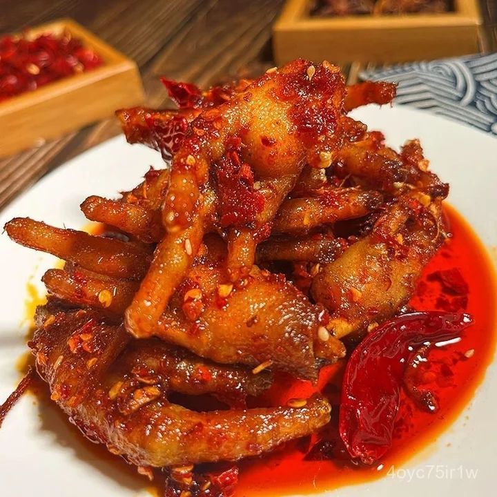 Chân gà cay Tianliangjun - Đồ ăn vặt thông thường, thực phẩm ăn liền, đồ ăn vặt buổi tối, món ăn kèm đồ uống, đồ ăn vặt