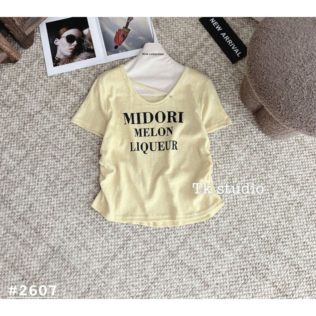 [𝑯𝒂 𝑨𝒏𝒉] Áo Cộc Phông Giấy Midior Dây Cổ QCL1: 50-58kg