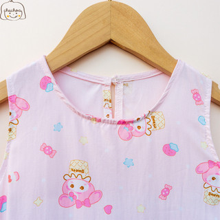 Váy Lanh bé gái, Đầm Lanh bé gái sát nách dáng suông ChuChoaKids [VBC24]