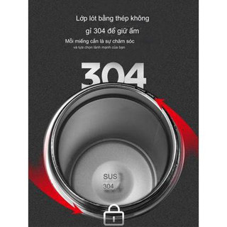 [TẶNG TÚI] Bình giữ nhiệt 1500ml inox 304 HiLOGI cách nhiệt, miệng rộng 9cm, giữ nóng 10g, lạnh 20g, có khay lọc cao cấp
