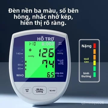 Máy đo huyết áp điện tử đeo cổ tay Oaks, thiết bị đo lường y tế hoàn toàn tự động, độ chính xác cao dành cho người cao t
