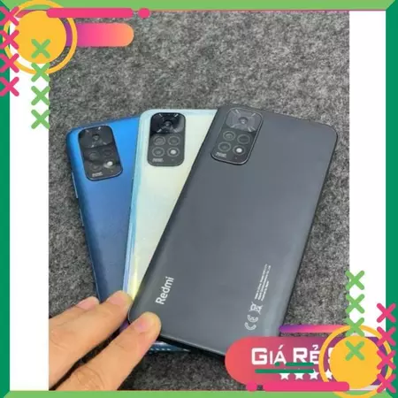 Redmi note 11 6G/128G máy cũ đẹp 99% full chức năng pin 5000 mAh, tiếng viêt, sủ dụng được app ngân hàng.