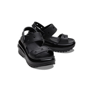 | 100% 𝘾𝙝í𝙣𝙝 𝙃ã𝙣𝙜 | Dép Clog 𝙲𝚁𝙾𝙲𝚂 Xăng Đan Unisex Mega Crush 'Black'