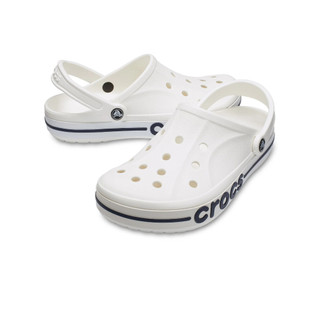 | 100% 𝘾𝙝í𝙣𝙝 𝙃ã𝙣𝙜 | Giày Clog 𝙲𝚁𝙾𝙲𝚂 Unisex Bayaband 'White/Black'