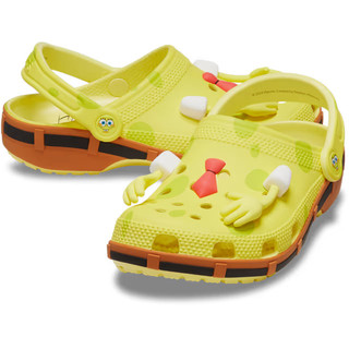 | 100% 𝘾𝙝í𝙣𝙝 𝙃ã𝙣𝙜 | Giày Clog 𝙲𝚛.𝚘𝚌𝚜 Unisex Classic SpongeBob 'Yellow'