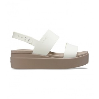 | 100% 𝘾𝙝í𝙣𝙝 𝙃ã𝙣𝙜 | Dép Clog 𝙲𝚛.𝚘𝚌𝚜 Unisex Classic Brooklyn Upper Low Wedge 'Cream/Brown'