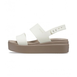 | 100% 𝘾𝙝í𝙣𝙝 𝙃ã𝙣𝙜 | Dép Clog 𝙲𝚛.𝚘𝚌𝚜 Unisex Classic Brooklyn Upper Low Wedge 'Cream/Brown'