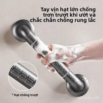 Thanh vịn nhà tắm Merid dành cho người già, thanh vịn an toàn chống trượt gắn tường bằng thép không gỉ cho nhà vệ sinh.
