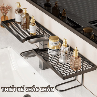 Kệ Để Đồ Gắn Vòi Rửa Mặt Đa Năng Kệ Đựng Mỹ Phẩm Lavabo Tiết Kiệm Không Gian Ngói - KDD03