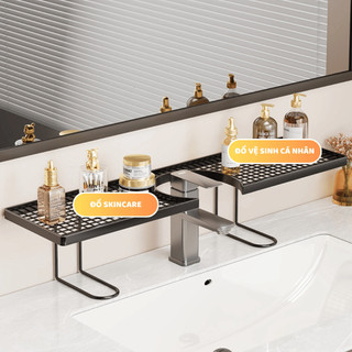 Kệ Để Đồ Gắn Vòi Rửa Mặt Đa Năng Kệ Đựng Mỹ Phẩm Lavabo Tiết Kiệm Không Gian Ngói - KDD03