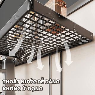 Kệ Để Đồ Gắn Vòi Rửa Mặt Đa Năng Kệ Đựng Mỹ Phẩm Lavabo Tiết Kiệm Không Gian Ngói - KDD03