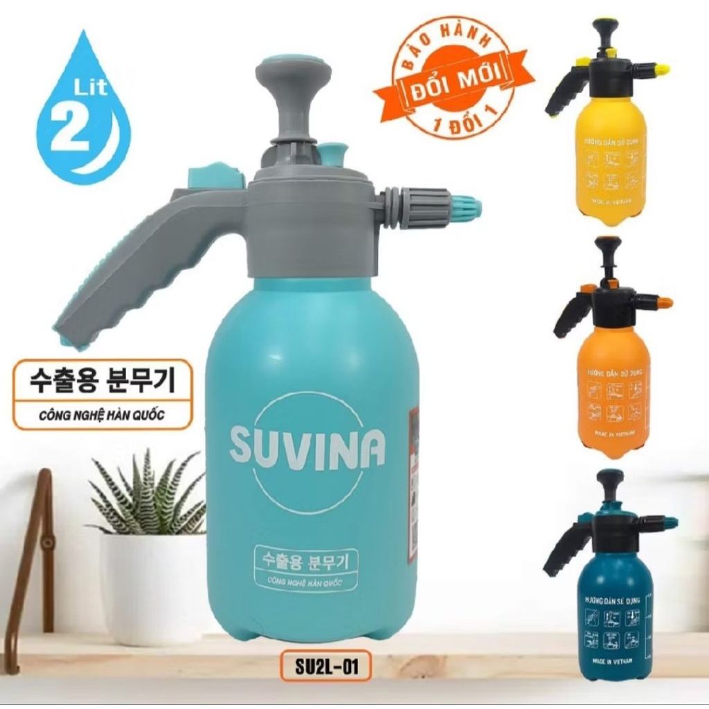 Bình tuới cây 2lit SUVINA siêu bền, siêu tiện lợi