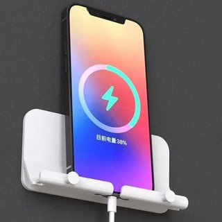 Kệ điện thoại dán tường NOVAHOME có móc treo, dán chắc chắn không cần khoan  5.0