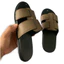 Giá Mở Bán Dép Lê Nam Khâu Xuyên Đế Màu Xám Quai Ngang Da Đan Chéo Thời Trang Đế Cao Su Cao Cấp Size 37-43 DUHA 158