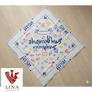 In khăn Bandana theo yêu cầu, đa dạng kích thước, chất liệu vải lụa, in 1 mặt, 2 mặt