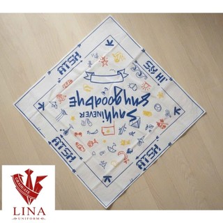 In khăn Bandana theo yêu cầu, đa dạng kích thước, chất liệu vải lụa, in 1 mặt, 2 mặt