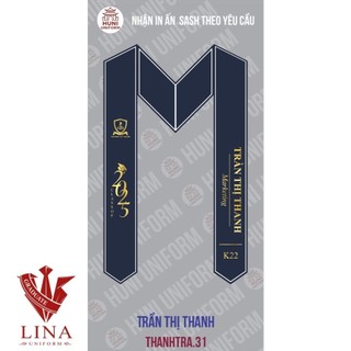 MẪU SASH TỐT NGHIỆP ĐẠI HỌC NGUYỄN TẤT THÀNH TP HỒ CHÍ MINH