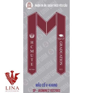 [IN CHỮ THEO YÊU CẦU] Sash băng đeo choàng cổ tốt nghiệp người lớn, trẻ em - NEW