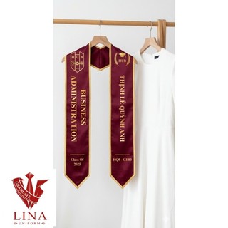 SASH TỐT NGHIỆP CỔ THẲNG VÀ V