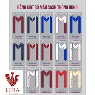 SASH TỐT NGHIỆP CỔ THẲNG VÀ V