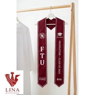 SASH TỐT NGHIỆP CỔ THẲNG VÀ V