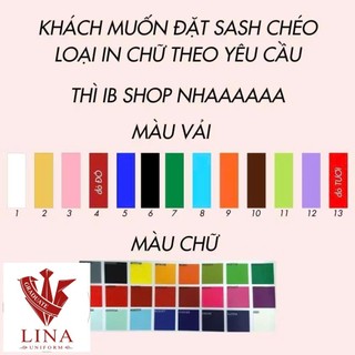 [HỎA TỐC] SASH ĐEO CHÉO TỐT NGHIỆP CÓ IN CHỮ THEO YÊU CẦU