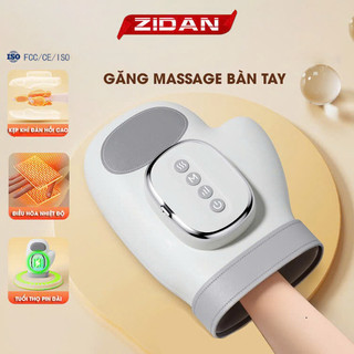 Máy massage tay cao cấp ZiDan 3 chế độ massage 5 chế độ chườm nóng túi khí vừa vặn ôm khít bàn tay bảo hành 24 tháng