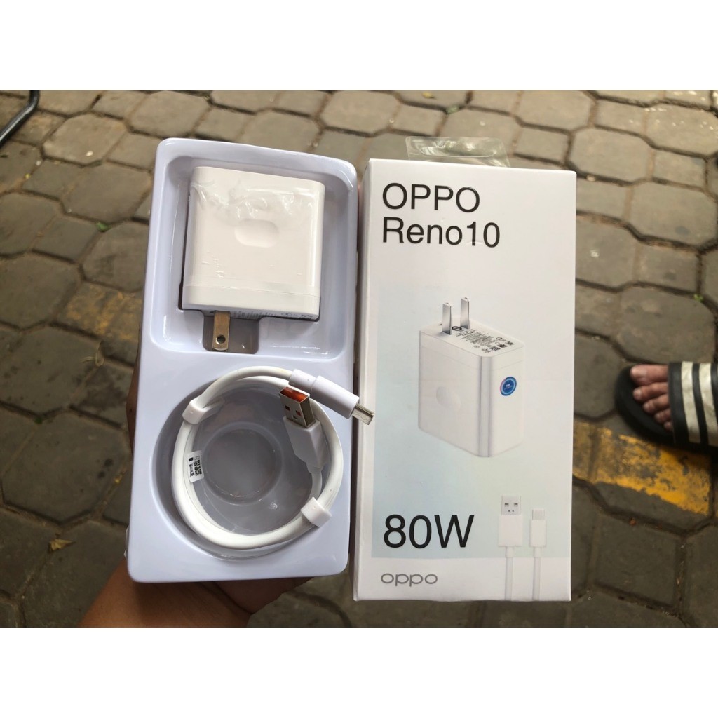 Bộ sạc nhanh 80w SuperVooc , sạc nhanh Vooc chuẩn zin dùng cho các dòng Oppo A và Reno5 \6\7\8\8T\8