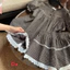 Set bộ đùi thời trang nữ dang babydoll chất lenin kẻ sọc áo tay ngắn cổ vuông phối quần short ống rộng viền trắng Monfas