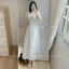ĐẦM VOAN HOA vintage PHỐI REN (CÓ MÚT NGỰC) đẹp tựa nàng thơ Monfashion