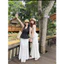 SÉT CẶP CHO CHỊ EM ÁO LỤA CHẤM BI THÂN SAU MOCKING PHỐI CHÂN VÁY REN CÓ LÓT 2 MÀU Y HÌNH Monfashion
