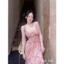 Đầm thời trang nữ thiết kế gợi cảm xinh xắn chất Voan cao cấp siêu xịn áo 2 dây không tay có mút váy maxi dáng xoè bèo M