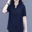 Áo Sơ Mi Hè Nữ Trung Niên Phong Cách Mới, Chất Liệu Vải Đũi Mềm Mát (TN01)